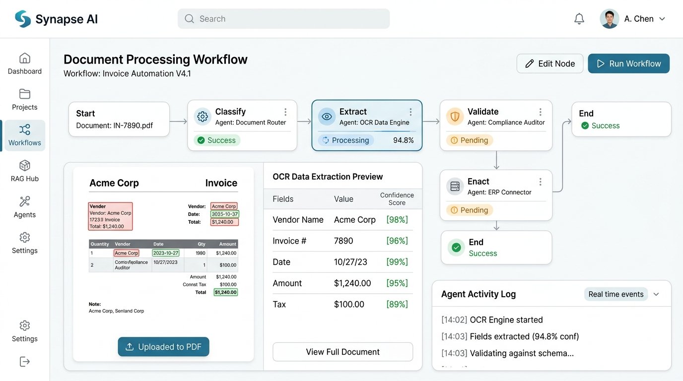 OmniFlow AI: Autonomous Document Intelligence & Multi-Agent RAG